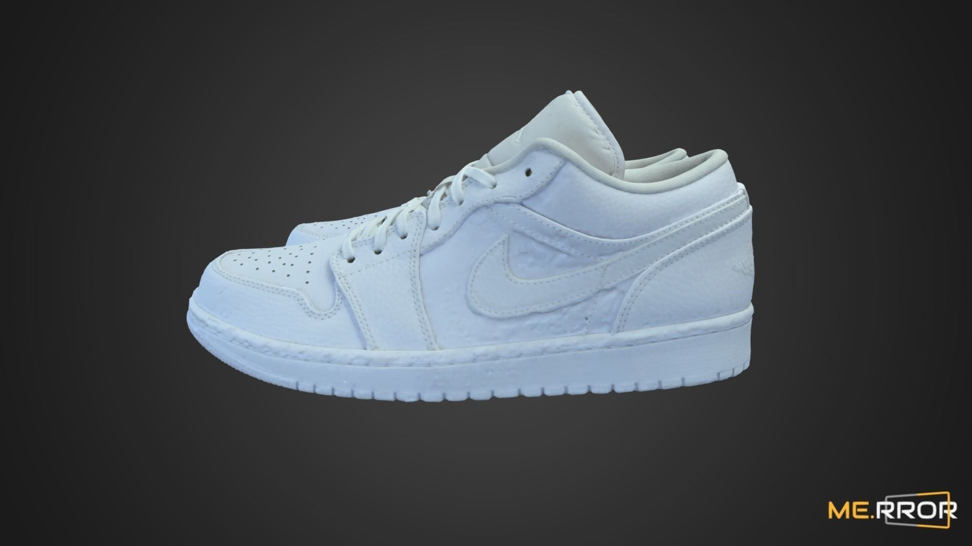White Sneakers 3D model_1