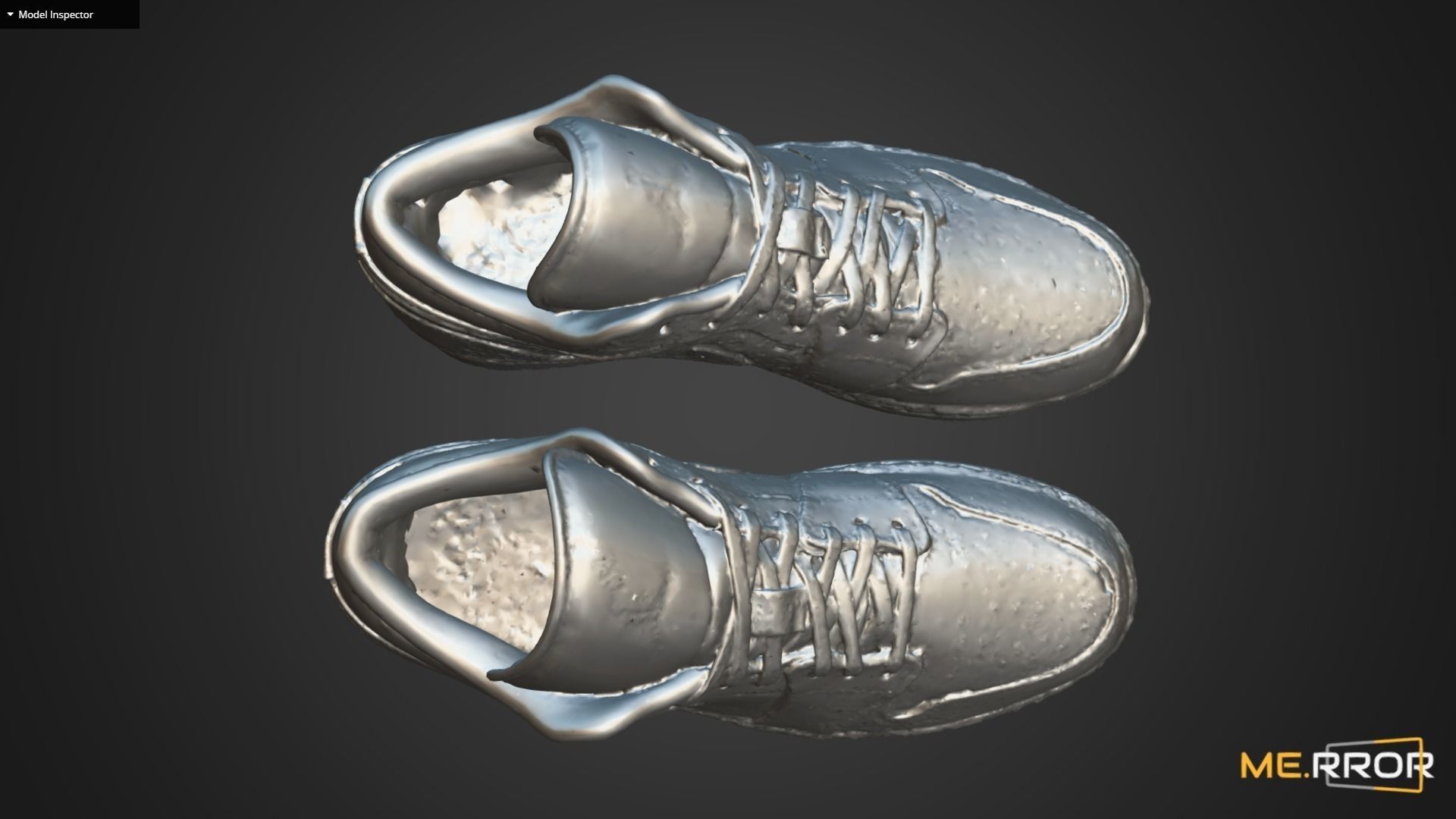 White Sneakers 3D model_11