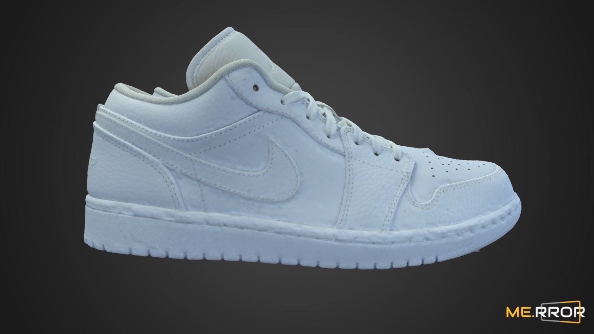 White Sneakers 3D model_3