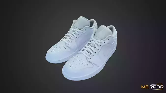 White Sneakers 3D model