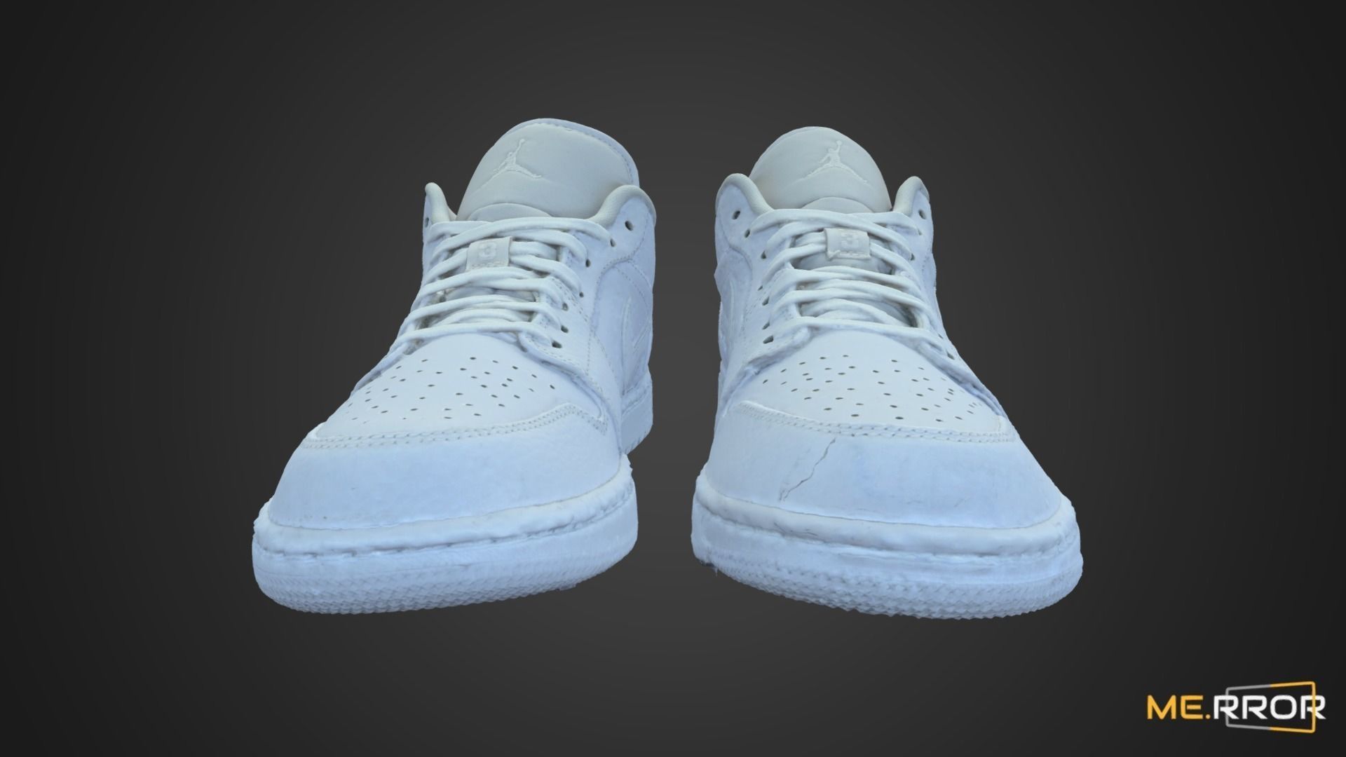 White Sneakers 3D model_4