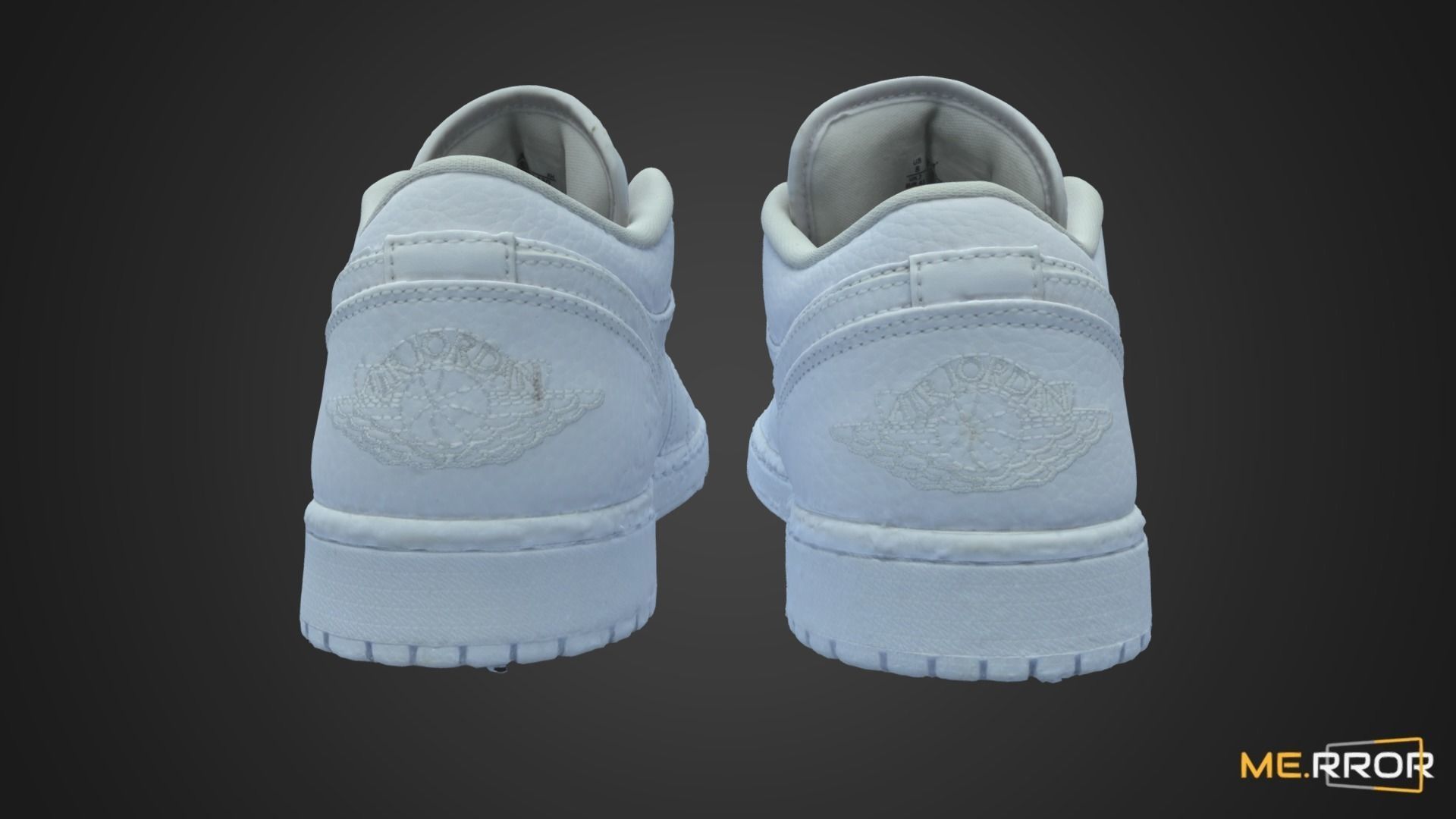 White Sneakers 3D model_2