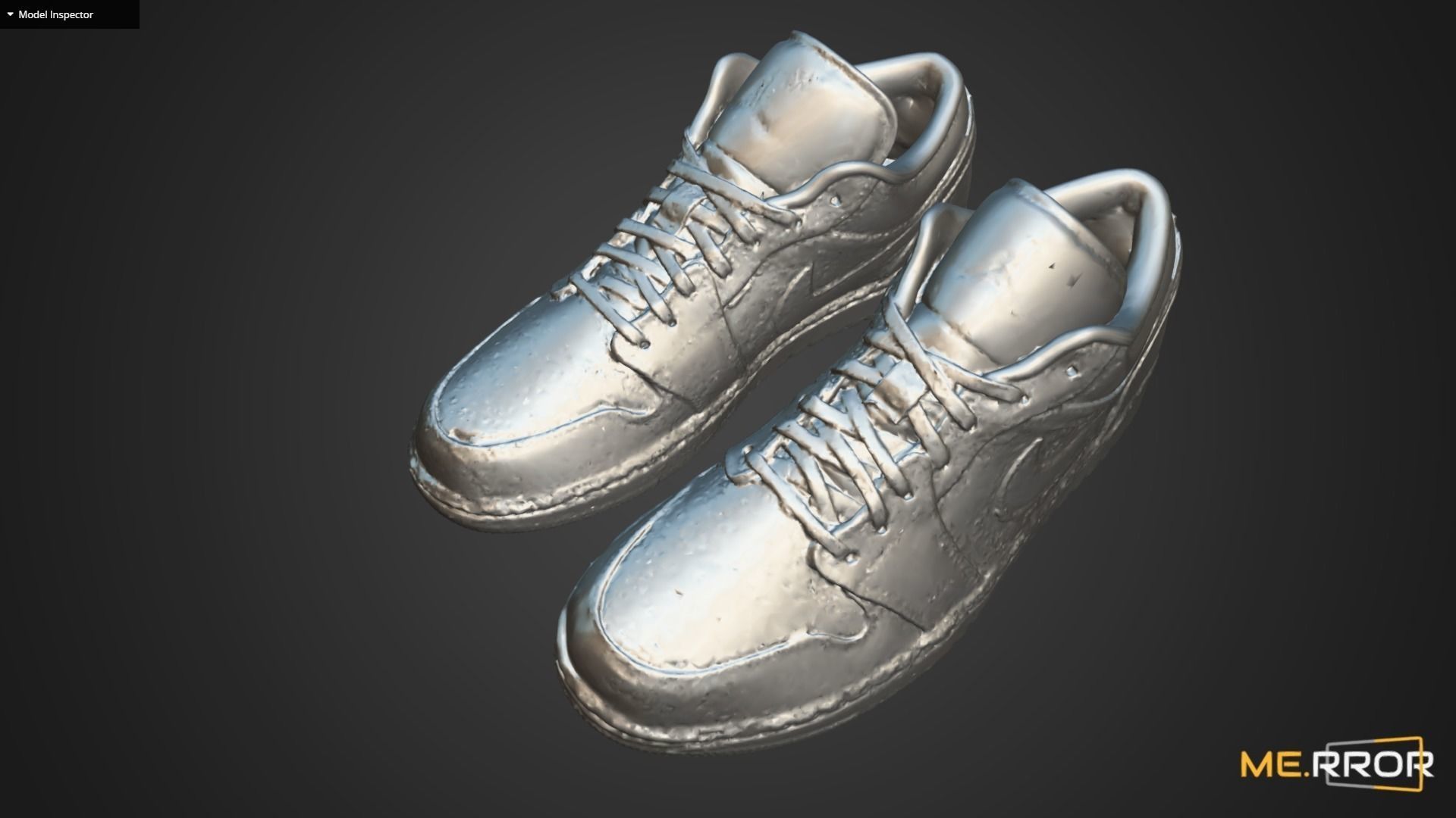 White Sneakers 3D model_9