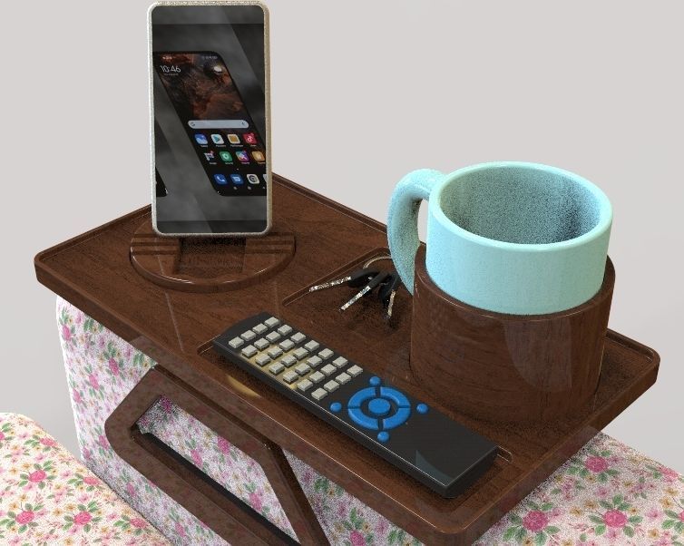 Armrest for Sofa 3D print model_45