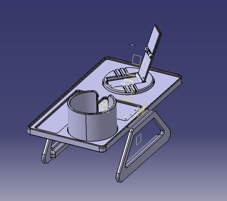 Armrest for Sofa 3D print model_14