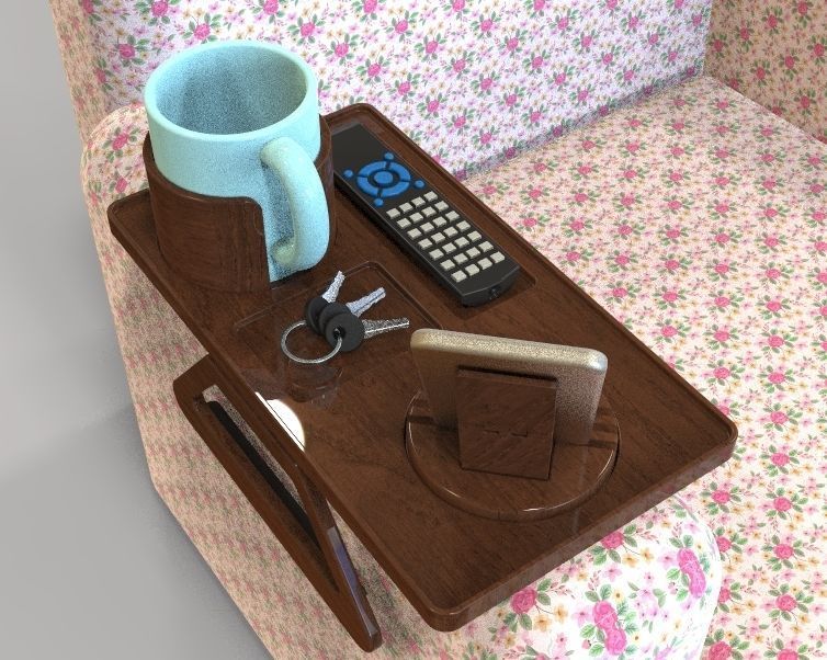 Armrest for Sofa 3D print model_2