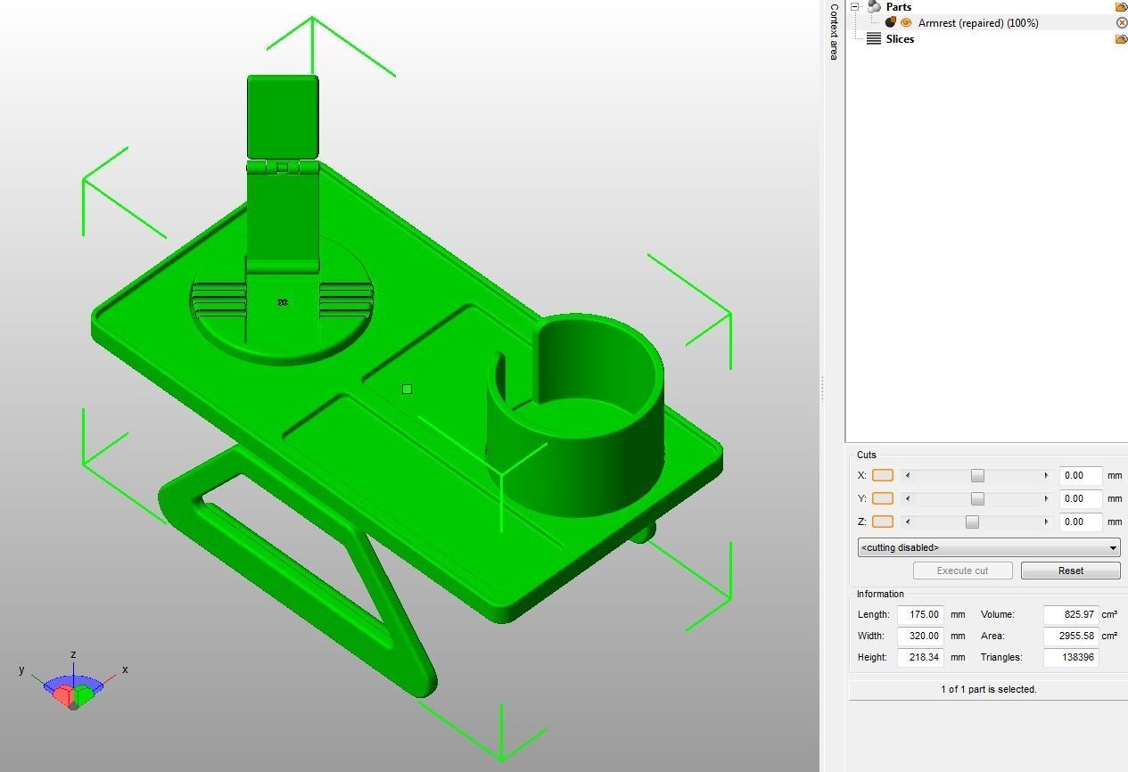 Armrest for Sofa 3D print model_34