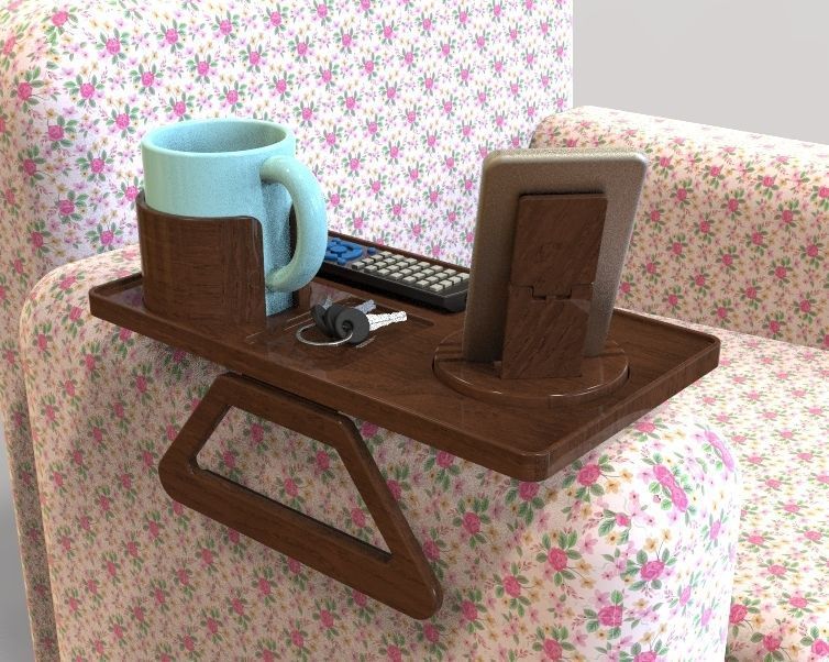 Armrest for Sofa 3D print model_38