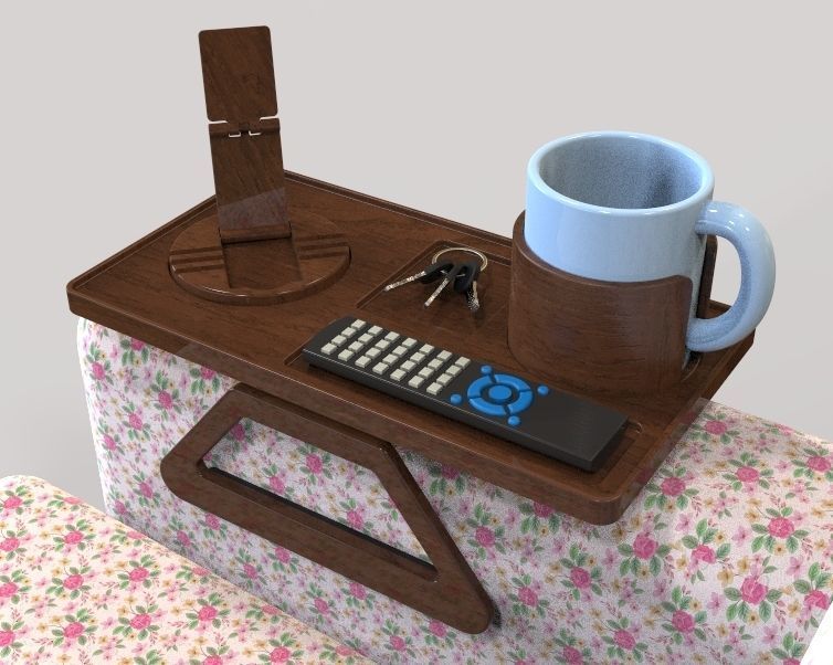 Armrest for Sofa 3D print model_20