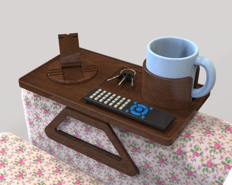 Armrest for Sofa 3D print model_19
