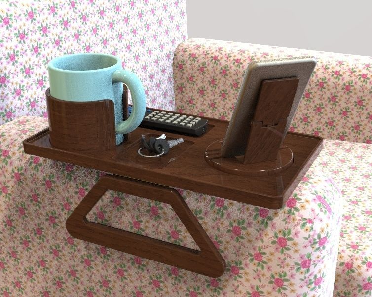 Armrest for Sofa 3D print model_39