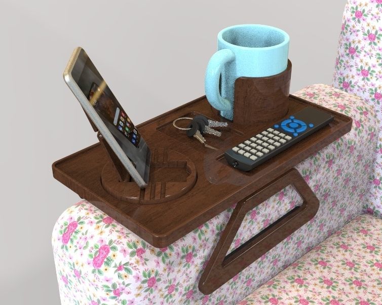 Armrest for Sofa 3D print model_1