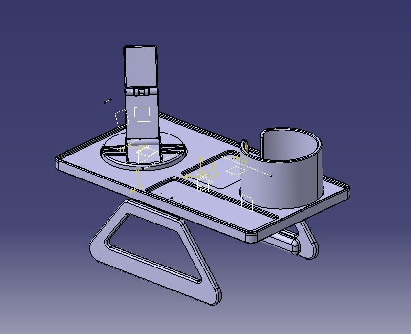 Armrest for Sofa 3D print model_55