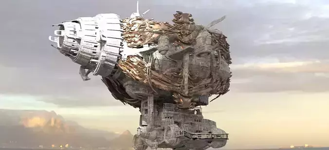 Great Gilgamesh Kings airship 2 