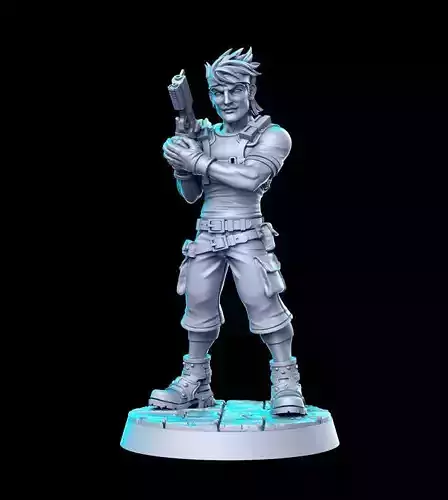 Biggs Final Fantasy 32mm Pre-supported 3D