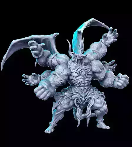 Sephirot XIV Final Fantasy 32mm Pre-supported 3D print model