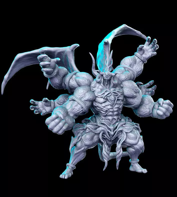 Sephirot XIV Final Fantasy 32mm Pre-supported 3D print model_0