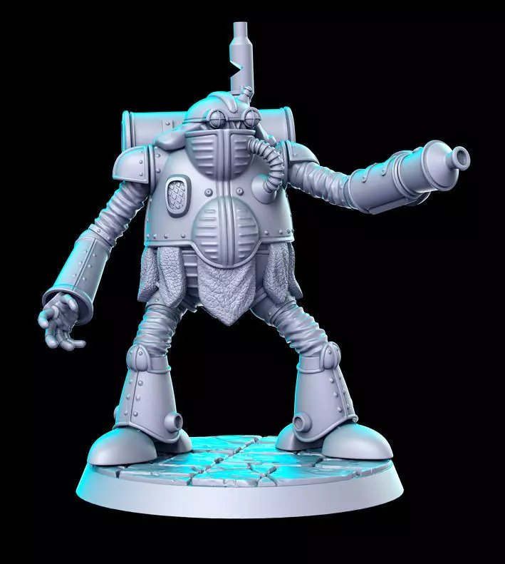Robo Chrono Trigger  Akira Toriyama 32mm Pre-supported 3D print model_0
