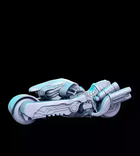 Fenrir Cloud Bike  Final Fantasy 32mm Pre-supported