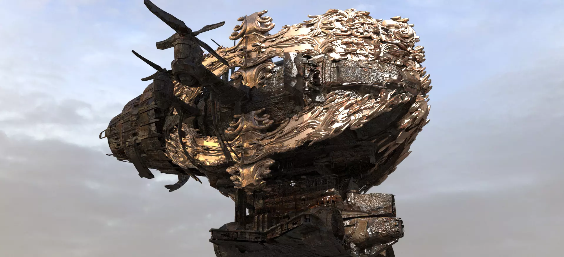 Sargon Kings airship 2 3D model_0