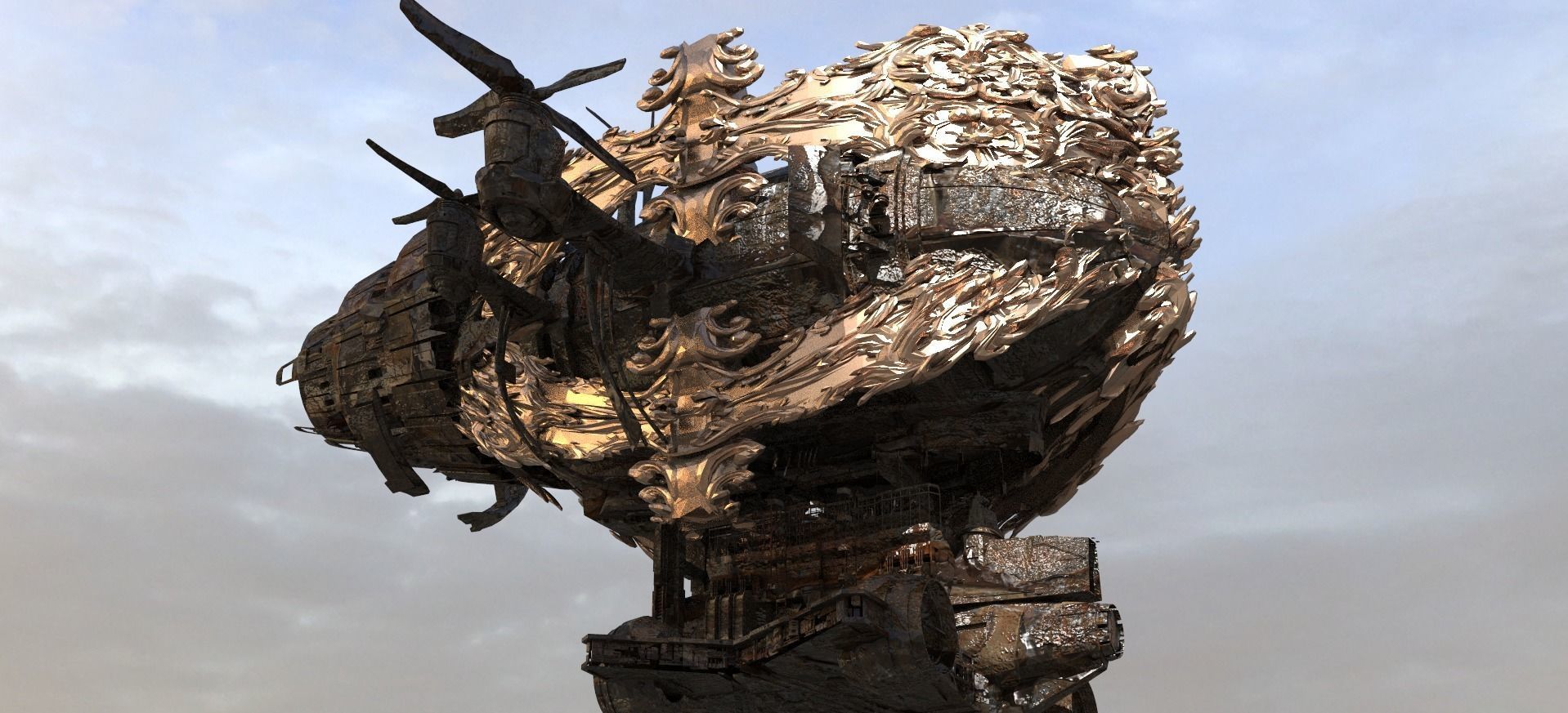 Sargon Kings airship 2 3D model_1