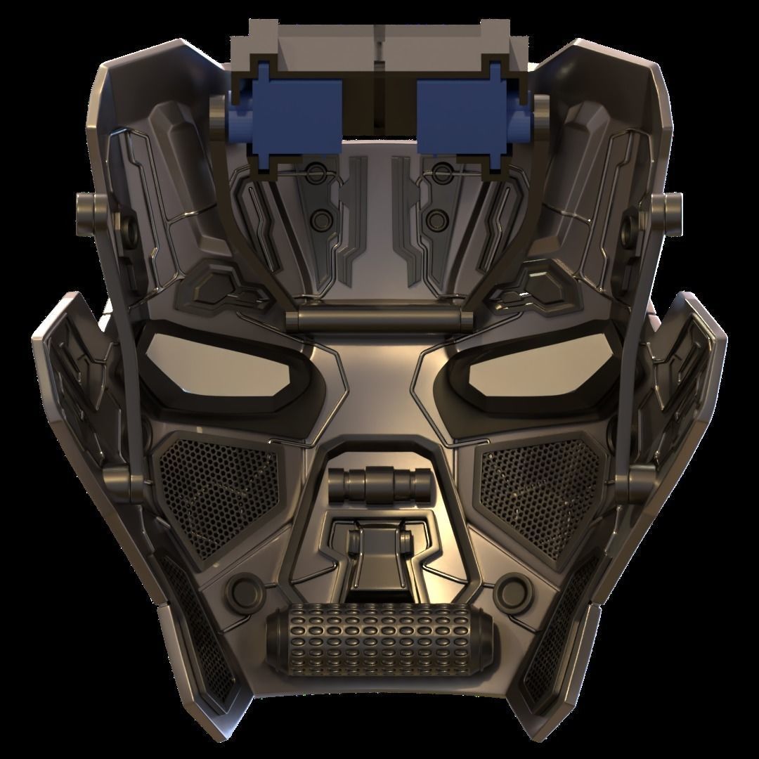War Machine MK3 with inner details and motorization 3D print model_6