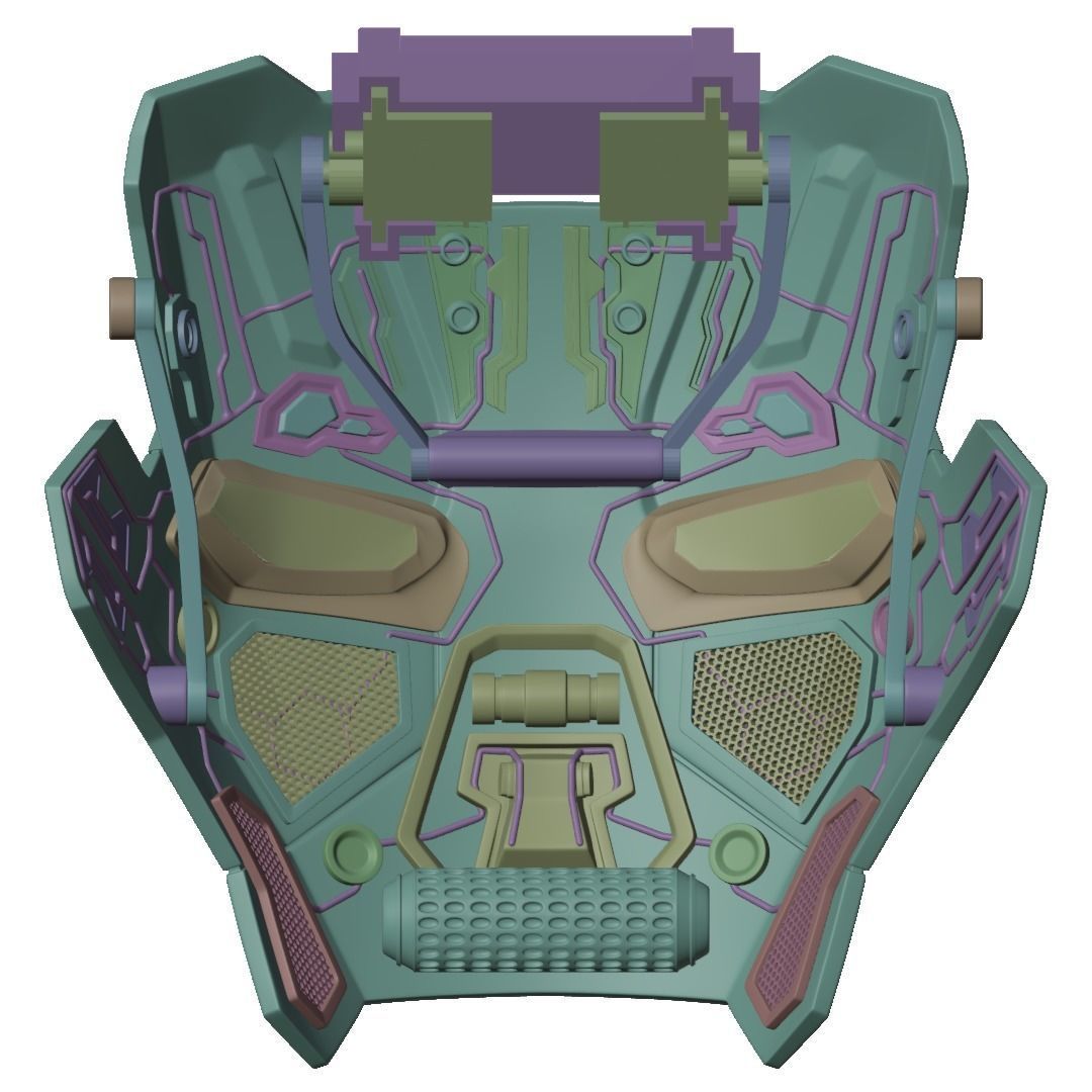 War Machine MK3 with inner details and motorization 3D print model_29