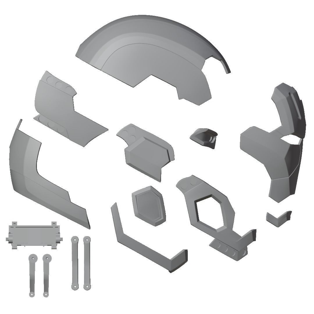 War Machine MK3 with inner details and motorization 3D print model_40