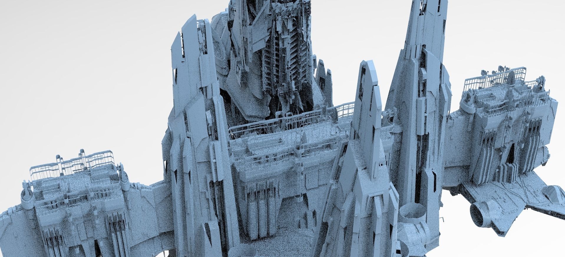 Moon Space colony Military base 3 3D model_2