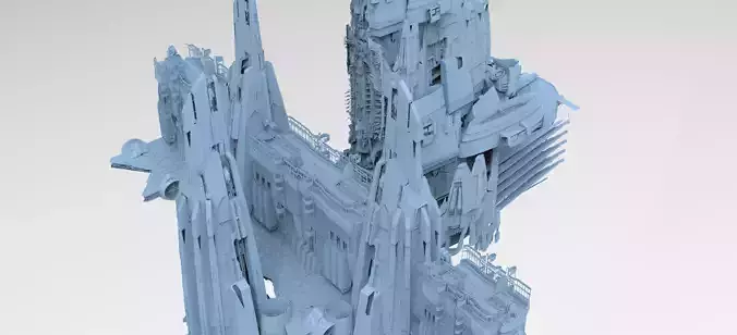 Moon Space colony Military base 4