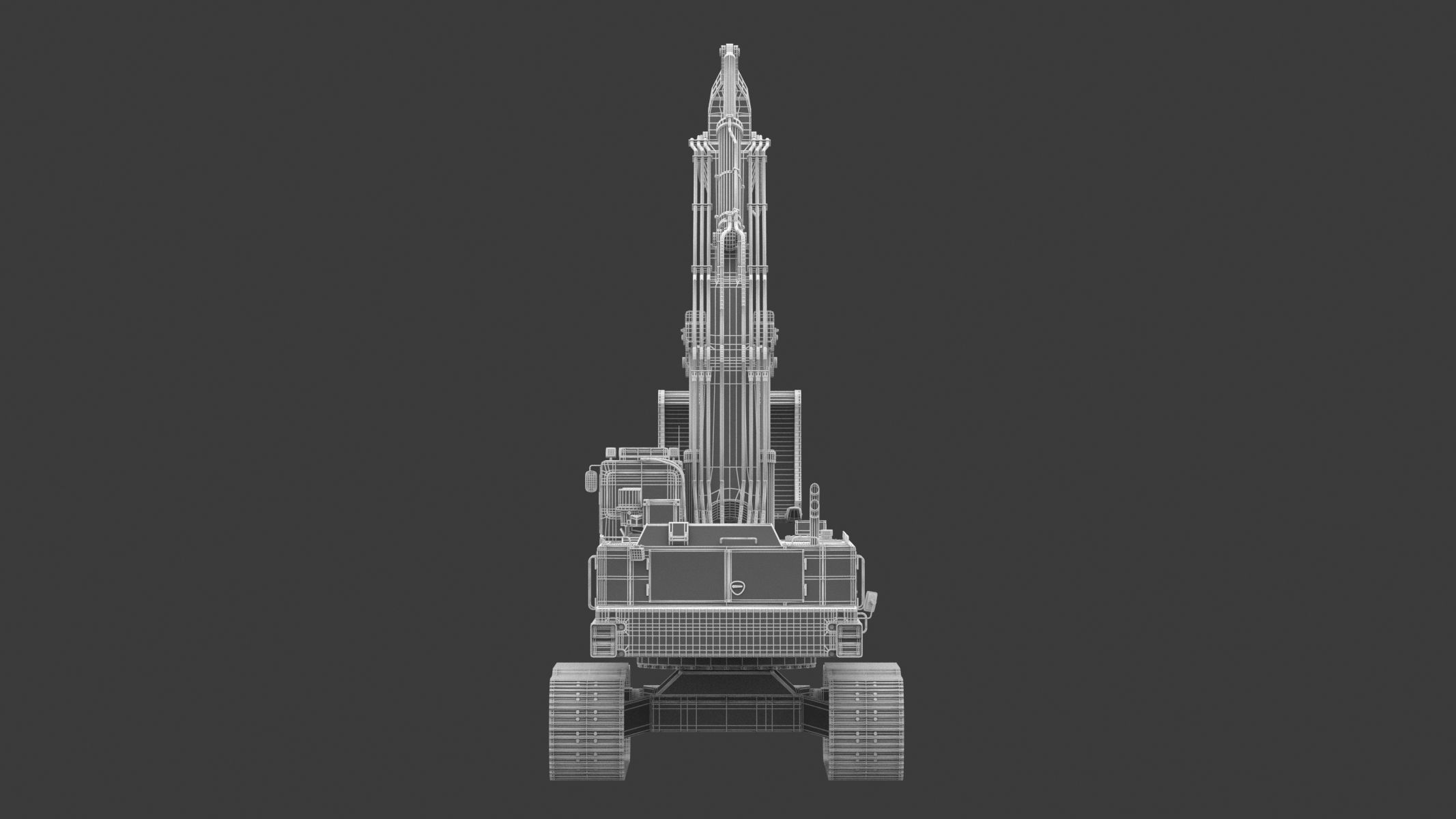 Akerman H25D Backhoe Excavator 3D model_22