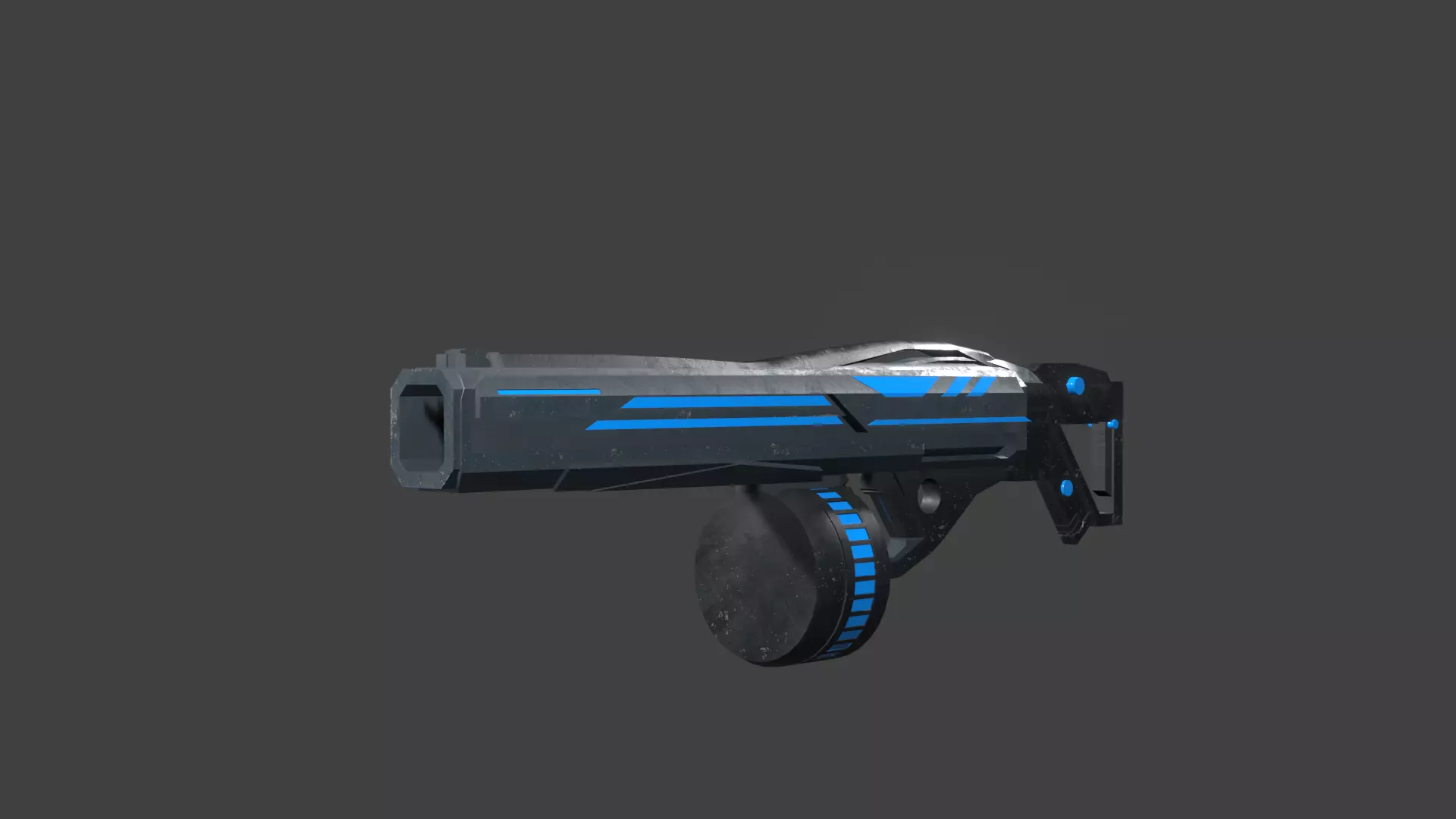 7 GUN SCIFI PACK Free low-poly 3D model