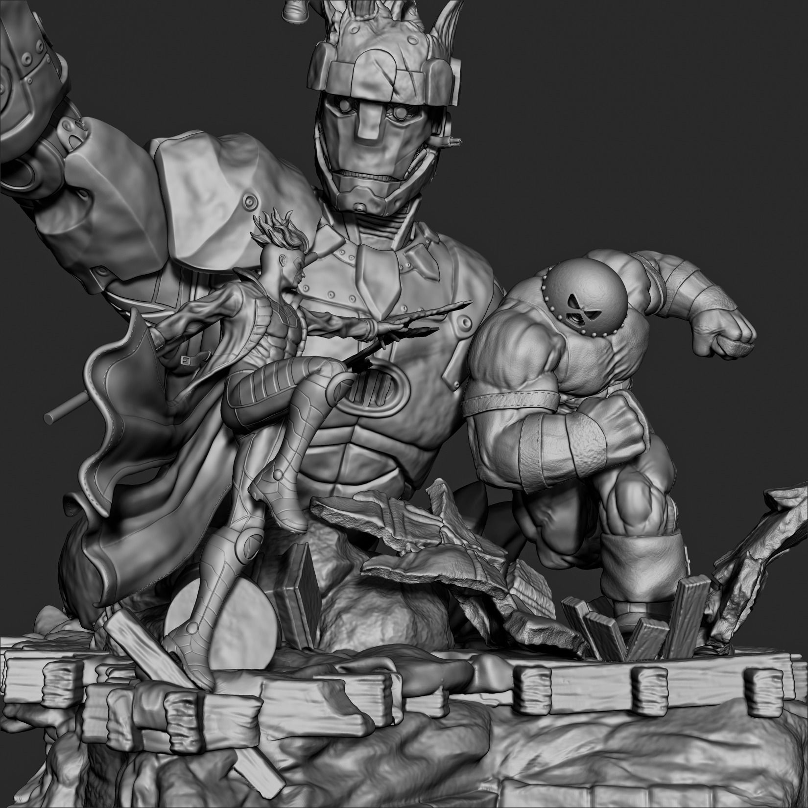 Sentinel Diorama 2 3D print model_4