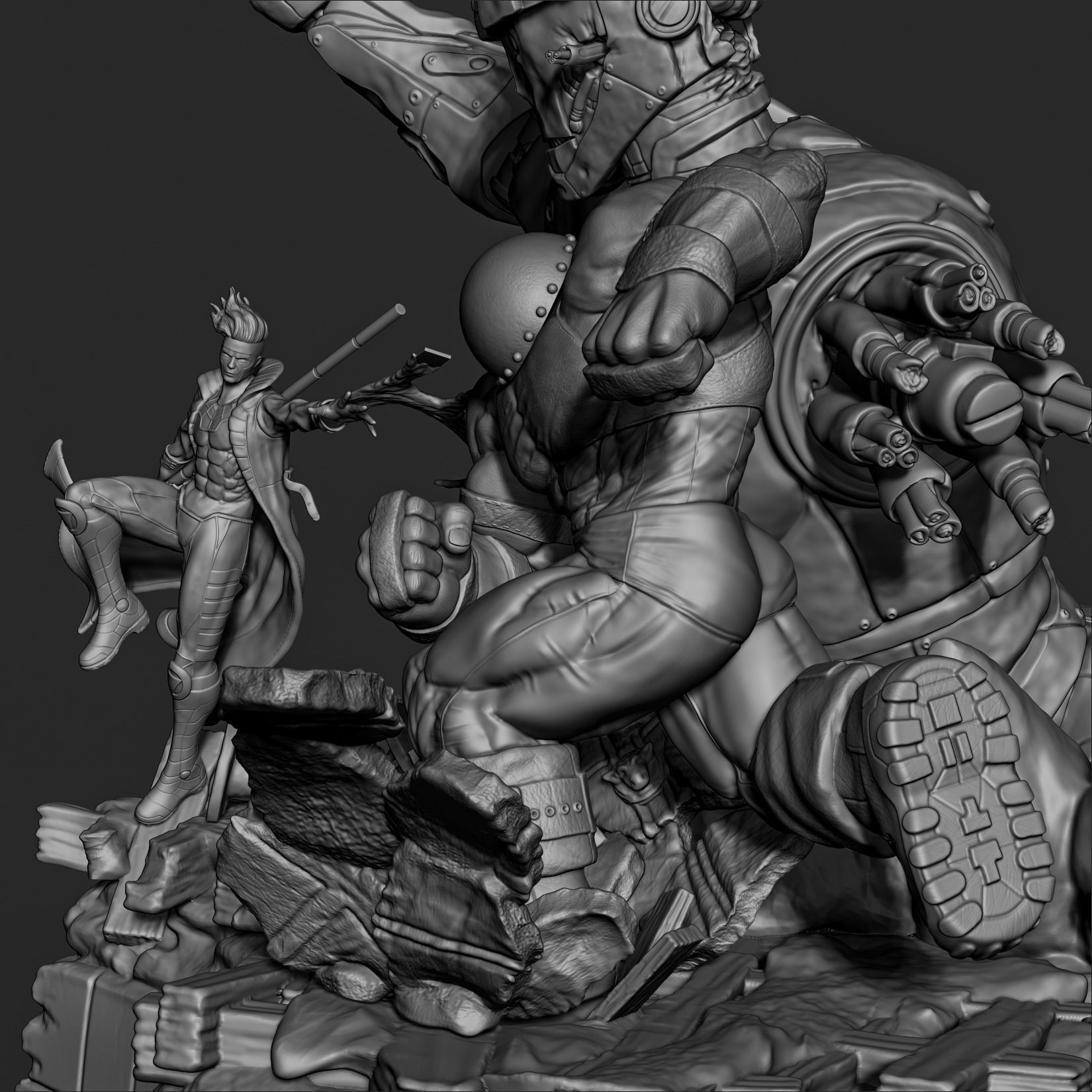 Sentinel Diorama 2 3D print model_5
