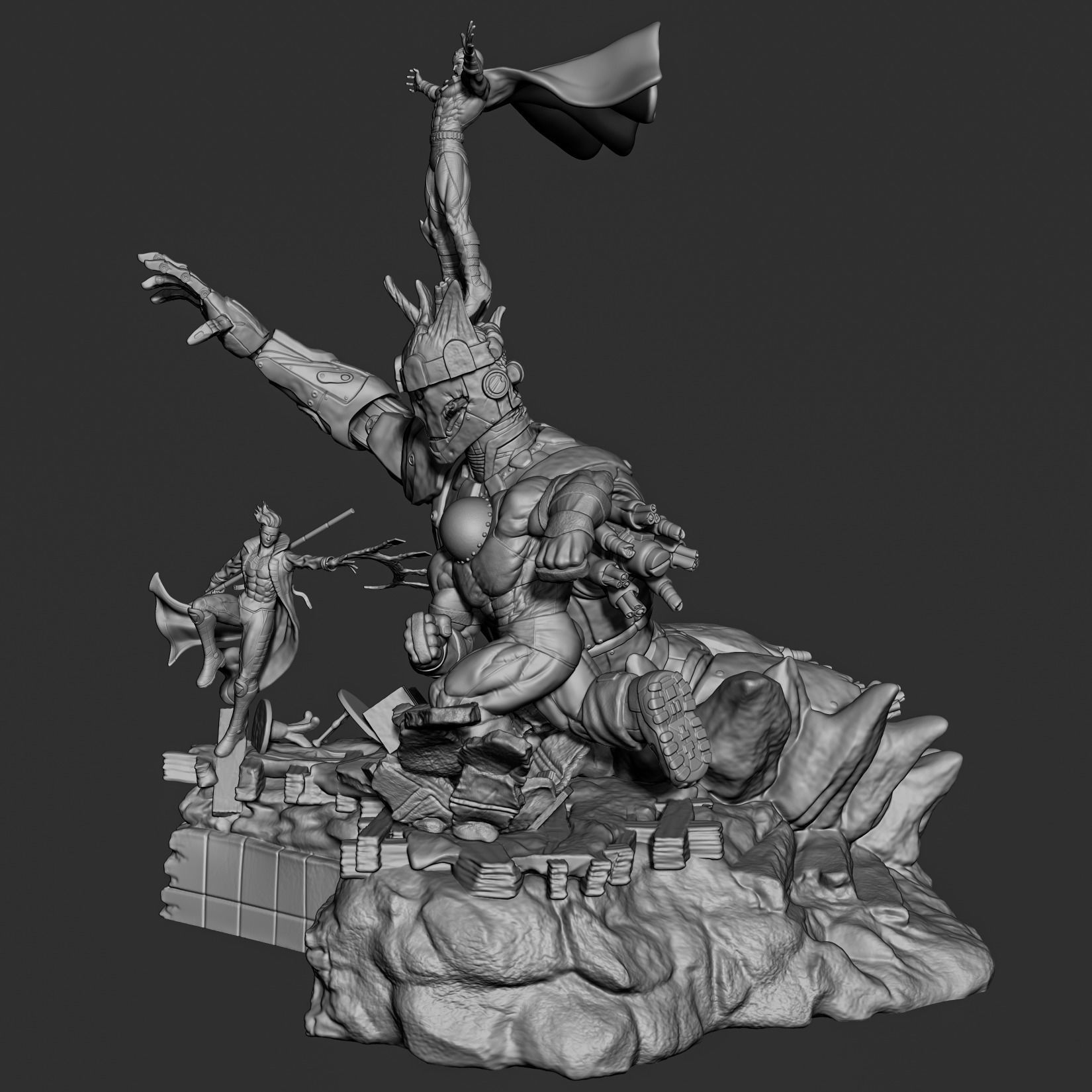 Sentinel Diorama 2 3D print model_6