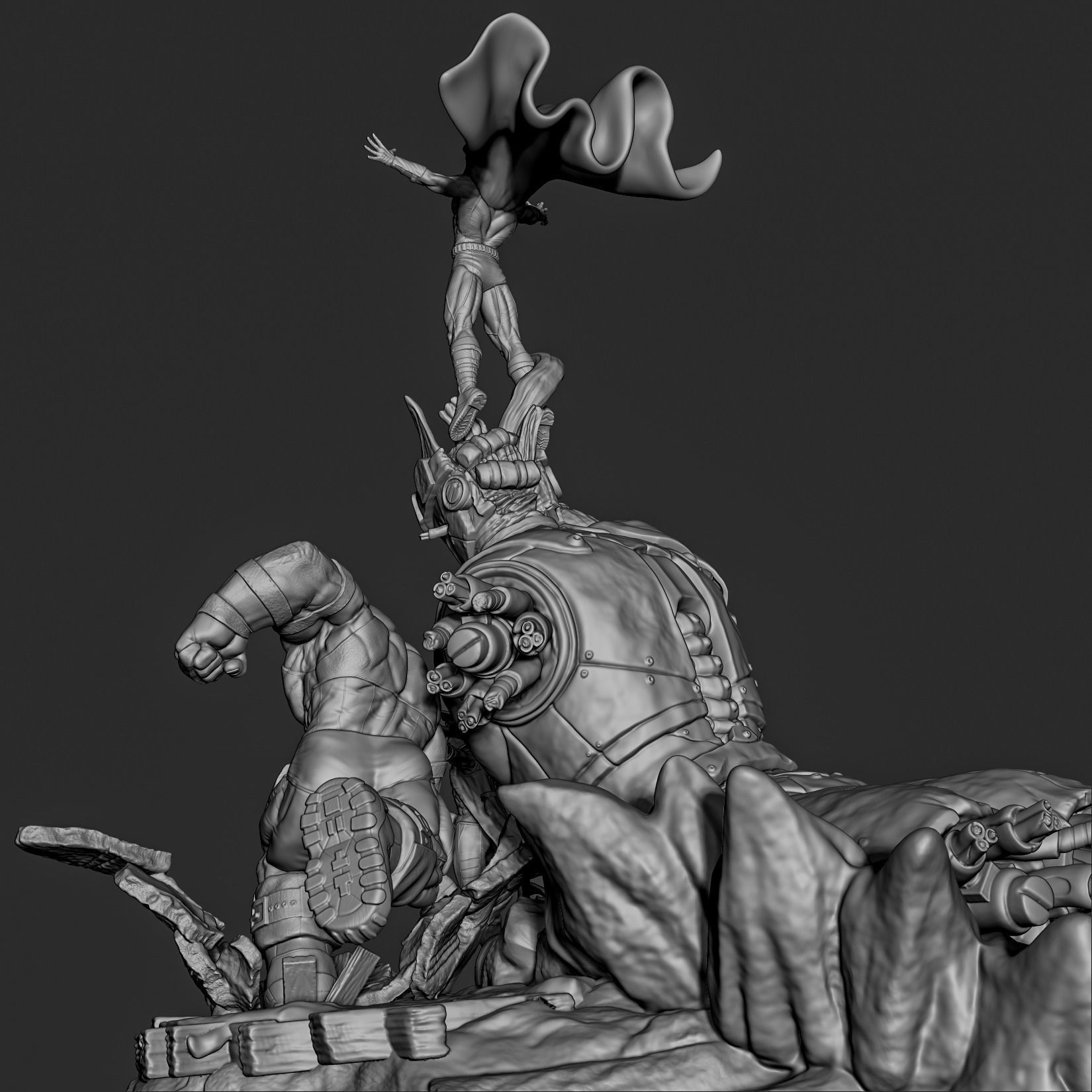 Sentinel Diorama 2 3D print model_2