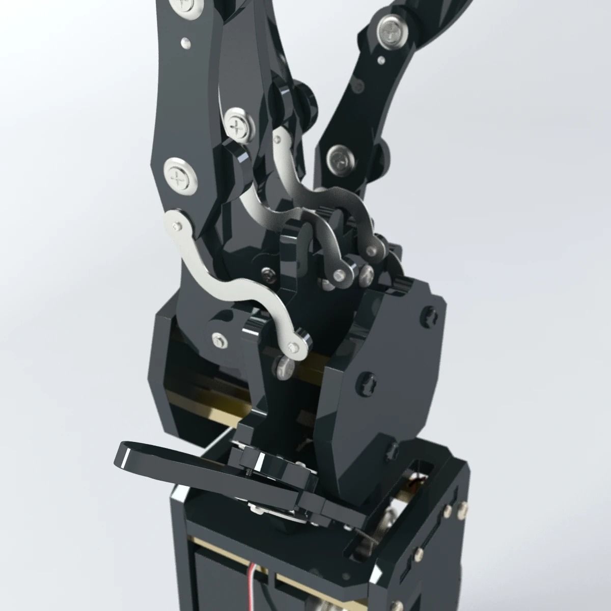 Industrial Robotic Arm Bionic Robot 3D model_10