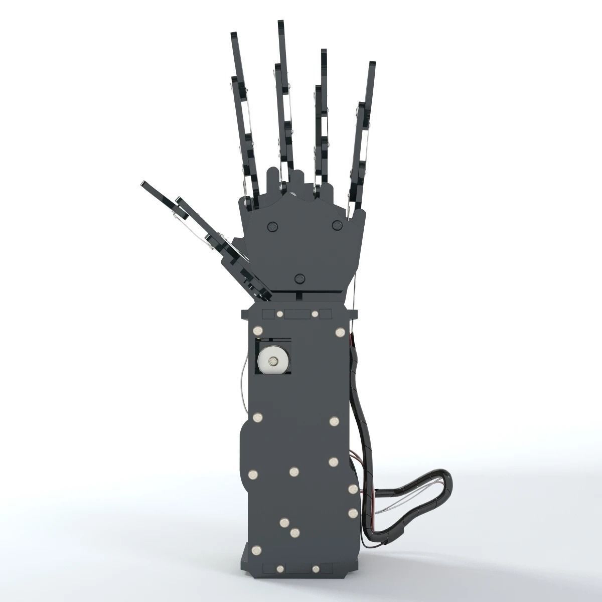 Industrial Robotic Arm Bionic Robot 3D model_7