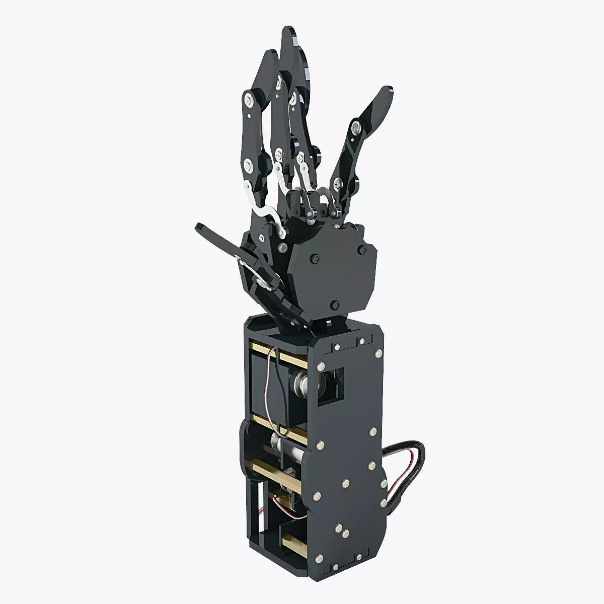 Industrial Robotic Arm Bionic Robot 3D model_0