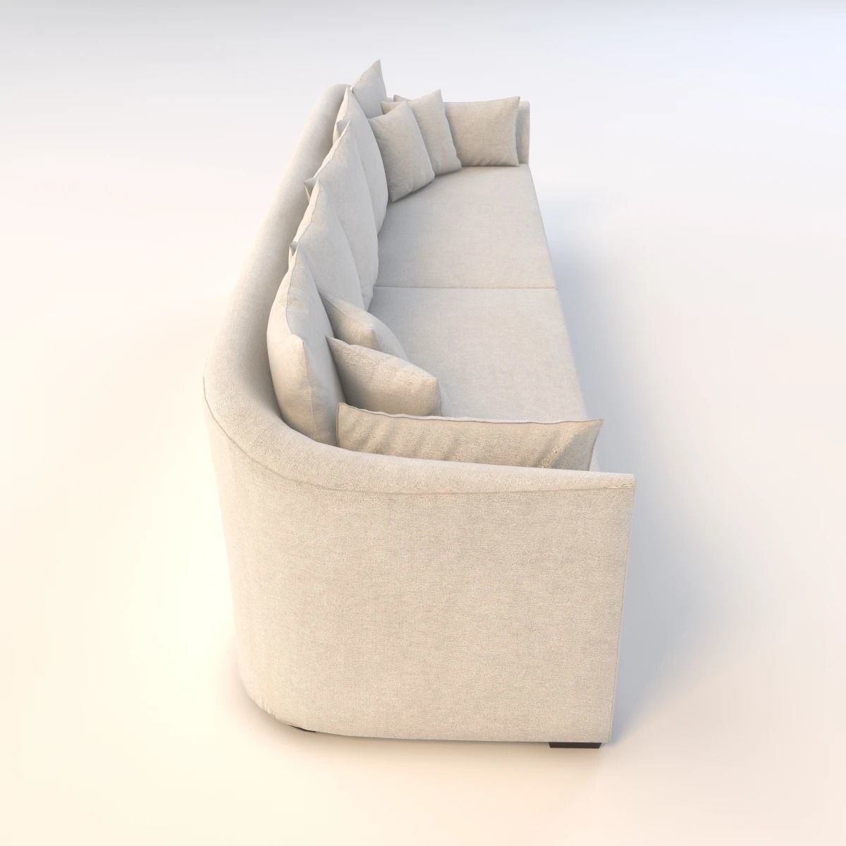 Holly Hunt Villa Sofa 3D model_5