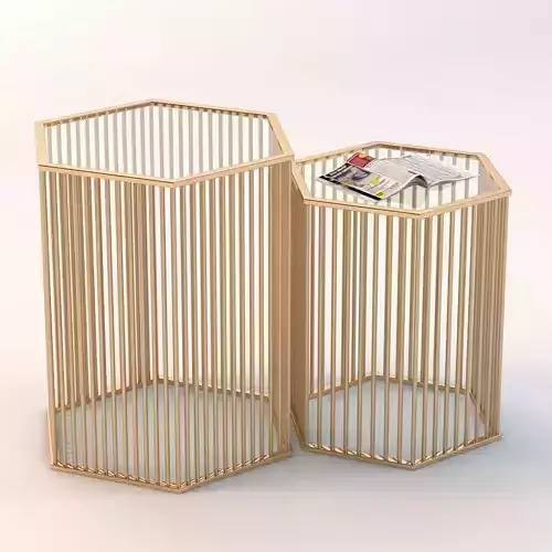 Hexagonal Modern Side Table