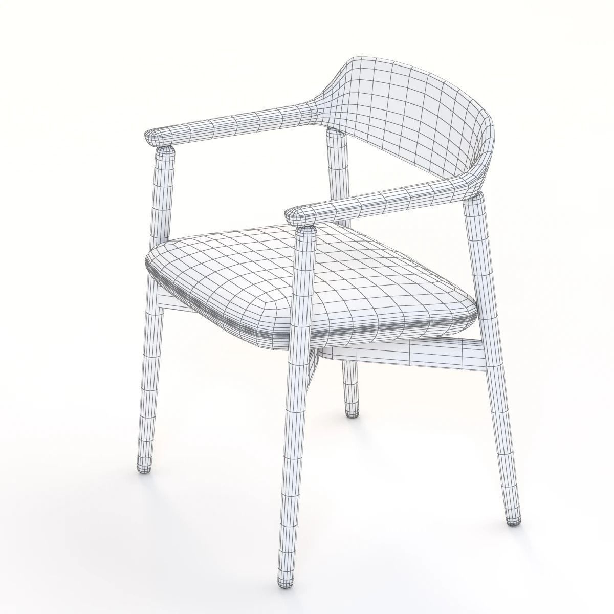 Herman Miller Cross Hatch Side Chair 3D model_8