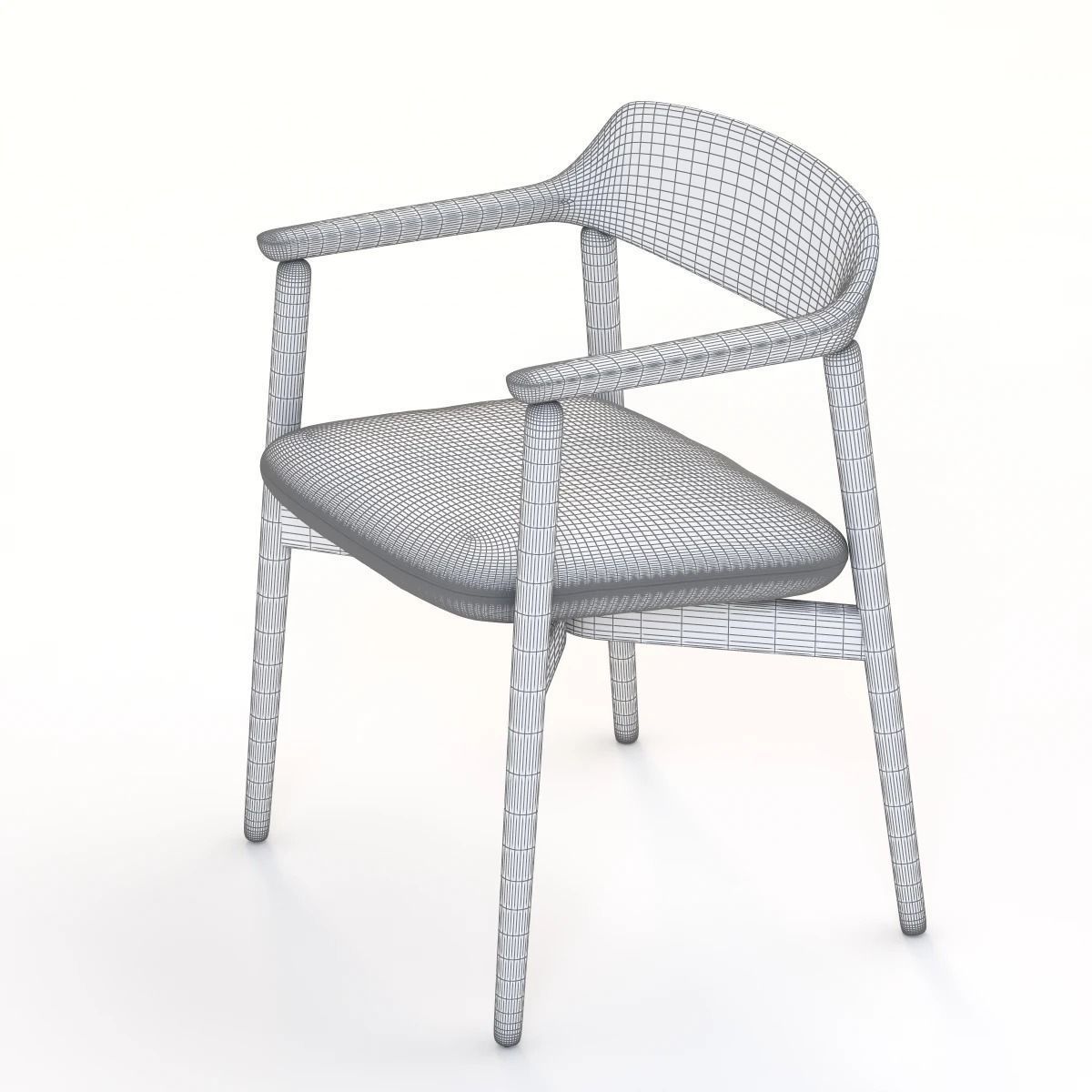 Herman Miller Cross Hatch Side Chair 3D model_7