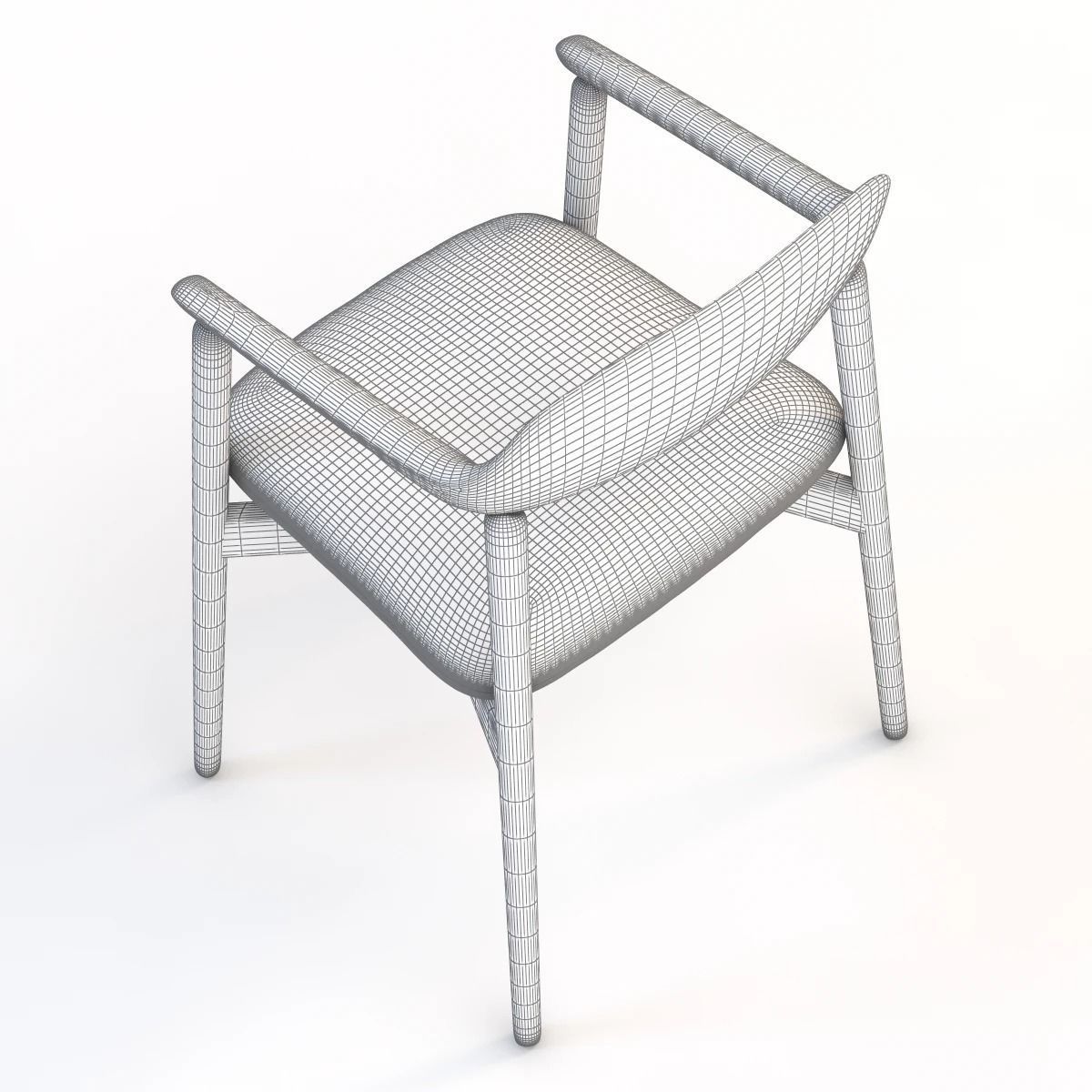 Herman Miller Cross Hatch Side Chair 3D model_12