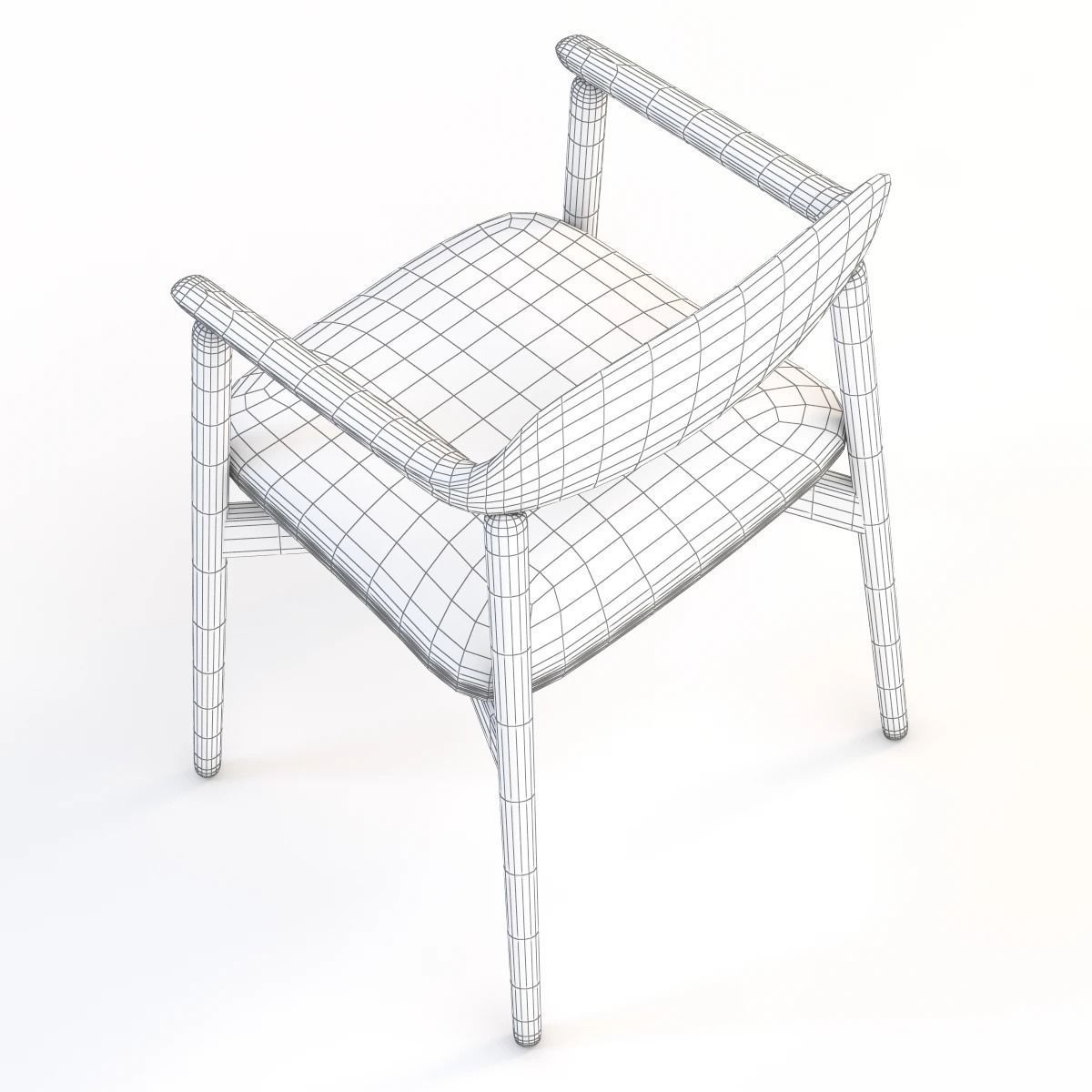 Herman Miller Cross Hatch Side Chair 3D model_13