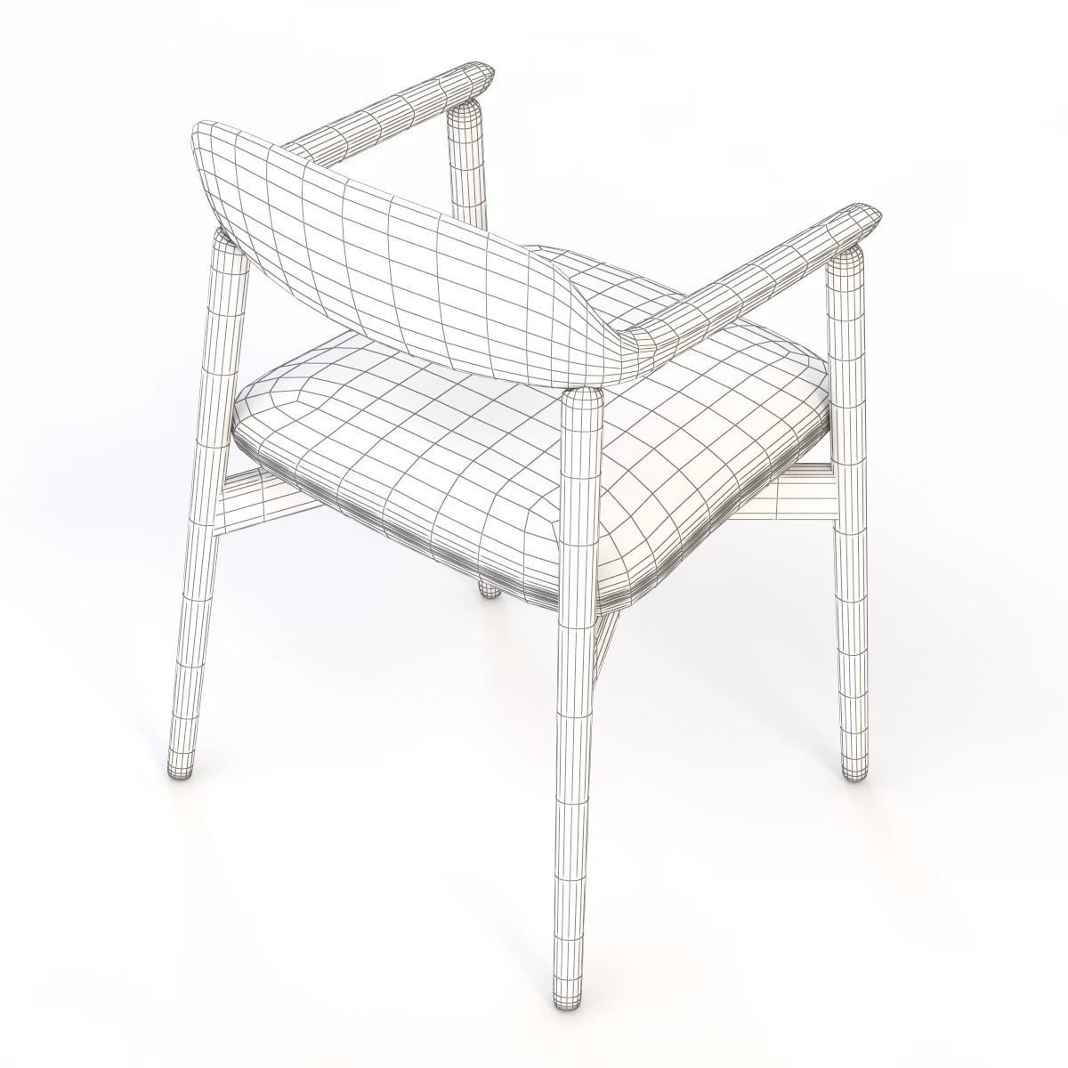 Herman Miller Cross Hatch Side Chair 3D model_4