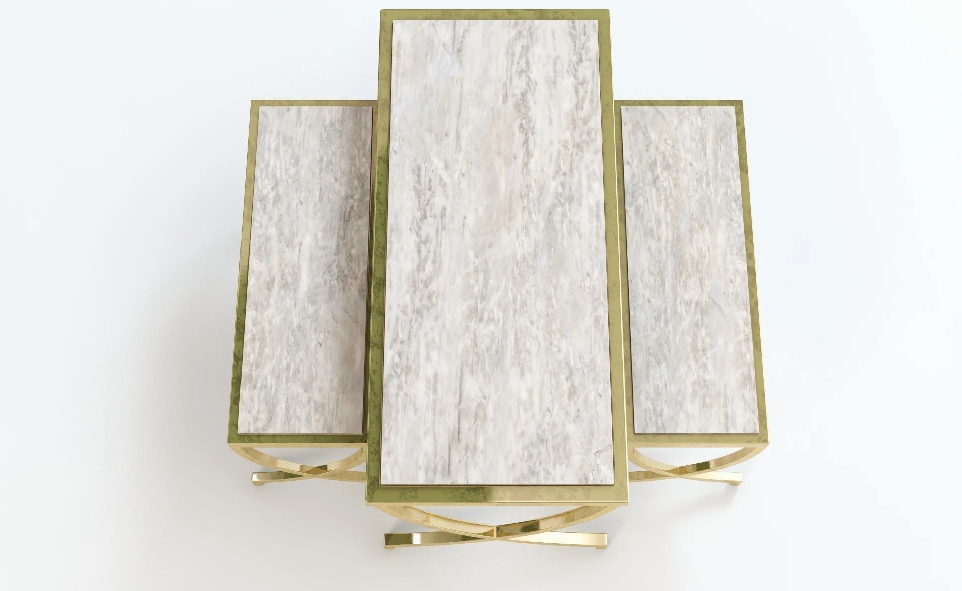 Haviland Bunching Table With Seating 3D model_4