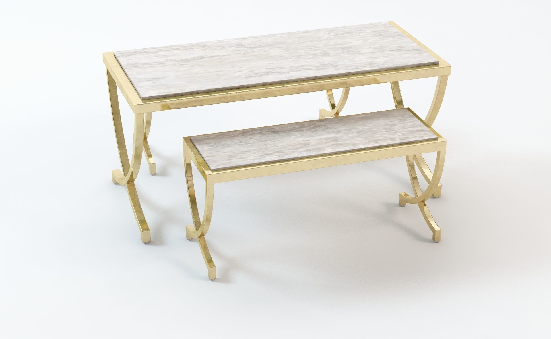 Haviland Bunching Table With Seating 3D model_5