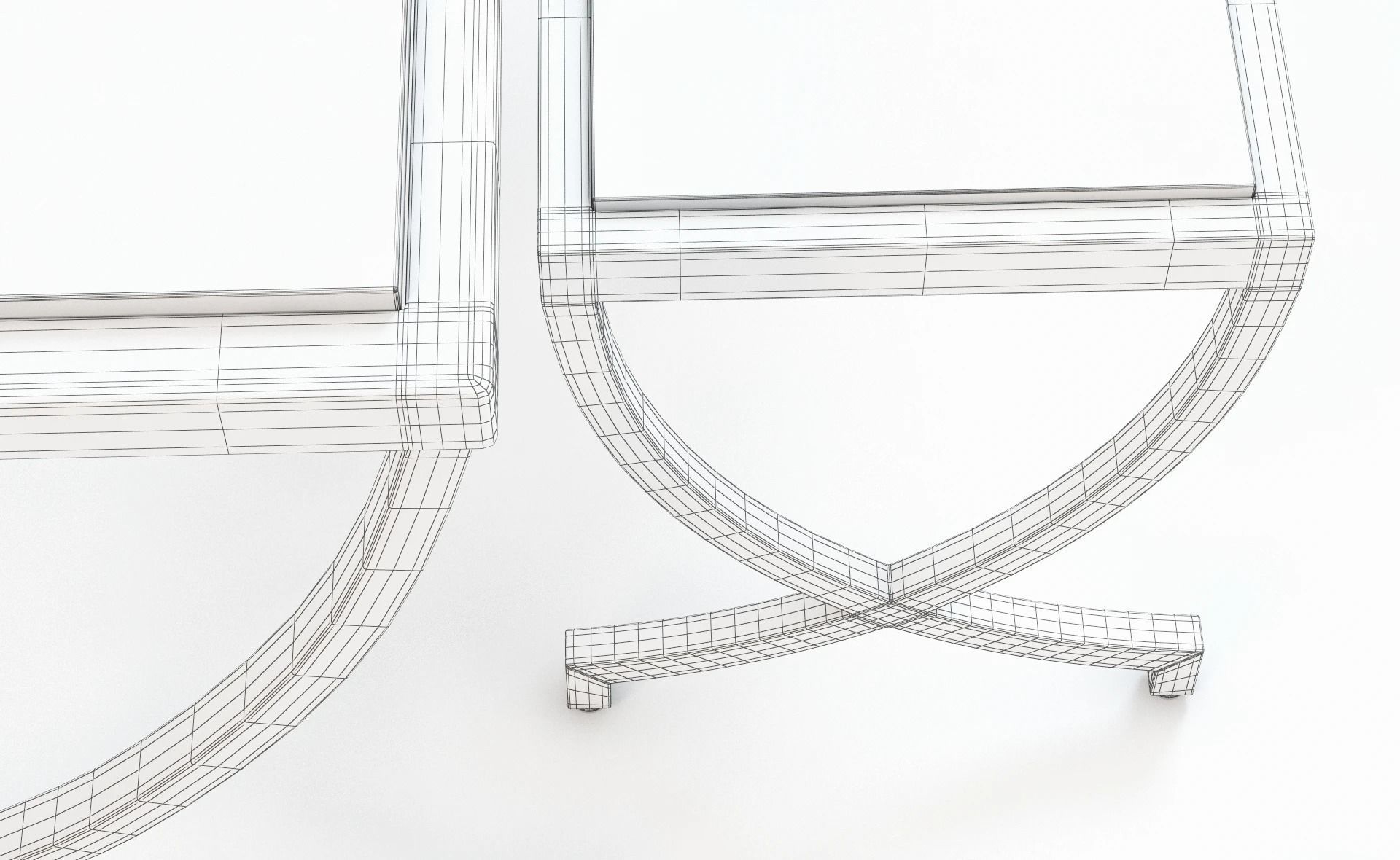 Haviland Bunching Table With Seating 3D model_2