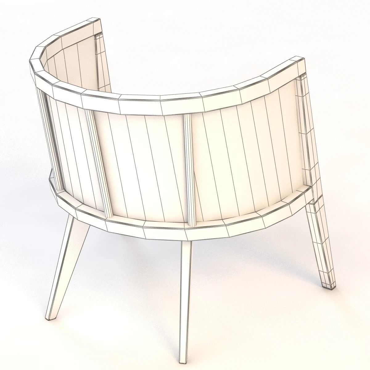 Harvey Probber Lounge Chair 3D model_8